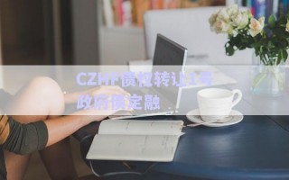 CZHF債權轉讓1號政府債定融