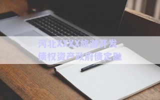 河北XXXX旅游開發(fā)債權資產政府債定融
