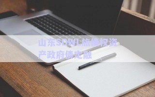 山東SDWL旅債權(quán)資產(chǎn)政府債定融 山東SDWL旅債權(quán)資產(chǎn)政府債定融